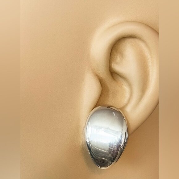 Harrods Sterling Silver Clip On Earrings NWT - Picture 2 of 5